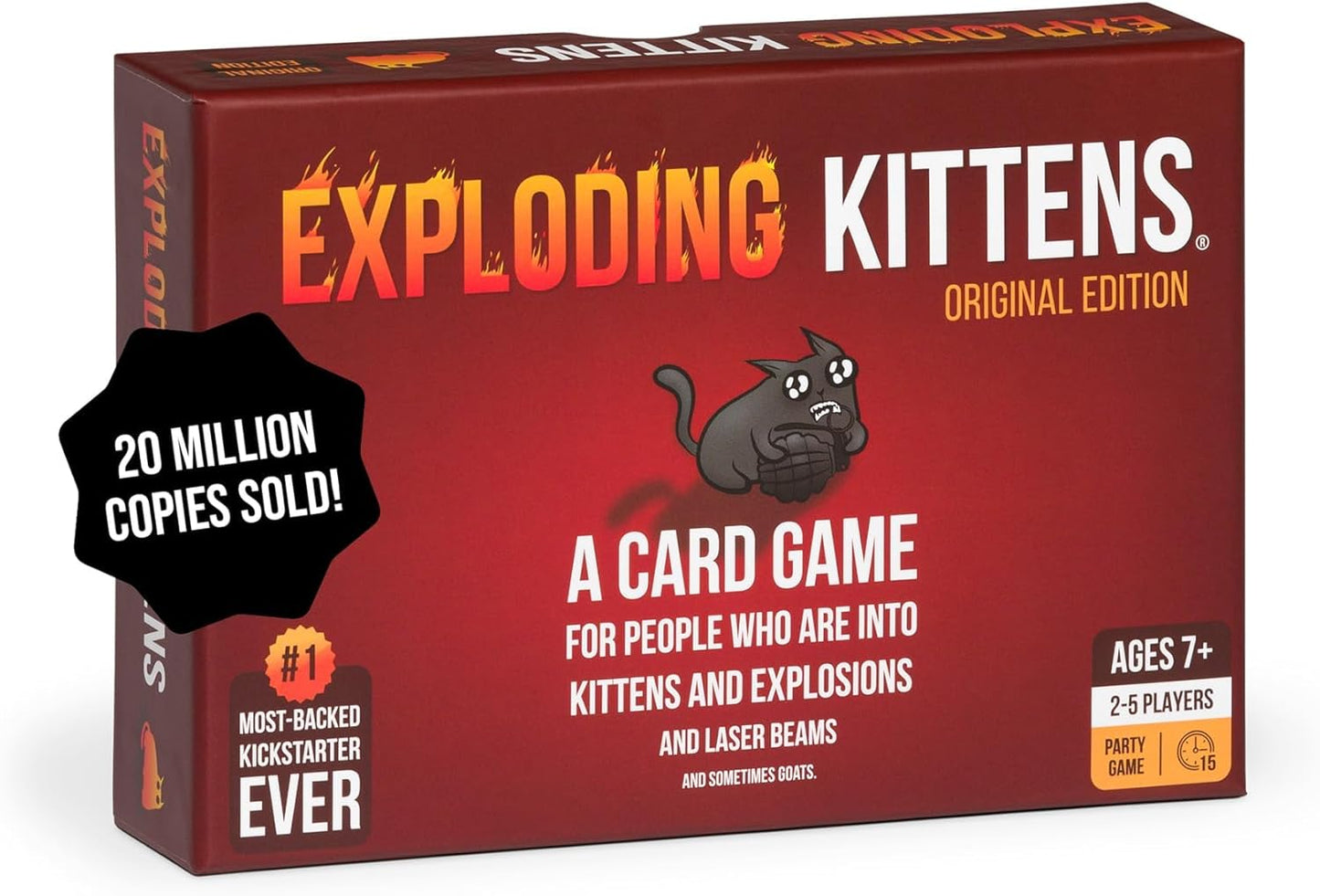 Exploding Kittens Original Edition - High Stakes Card Game