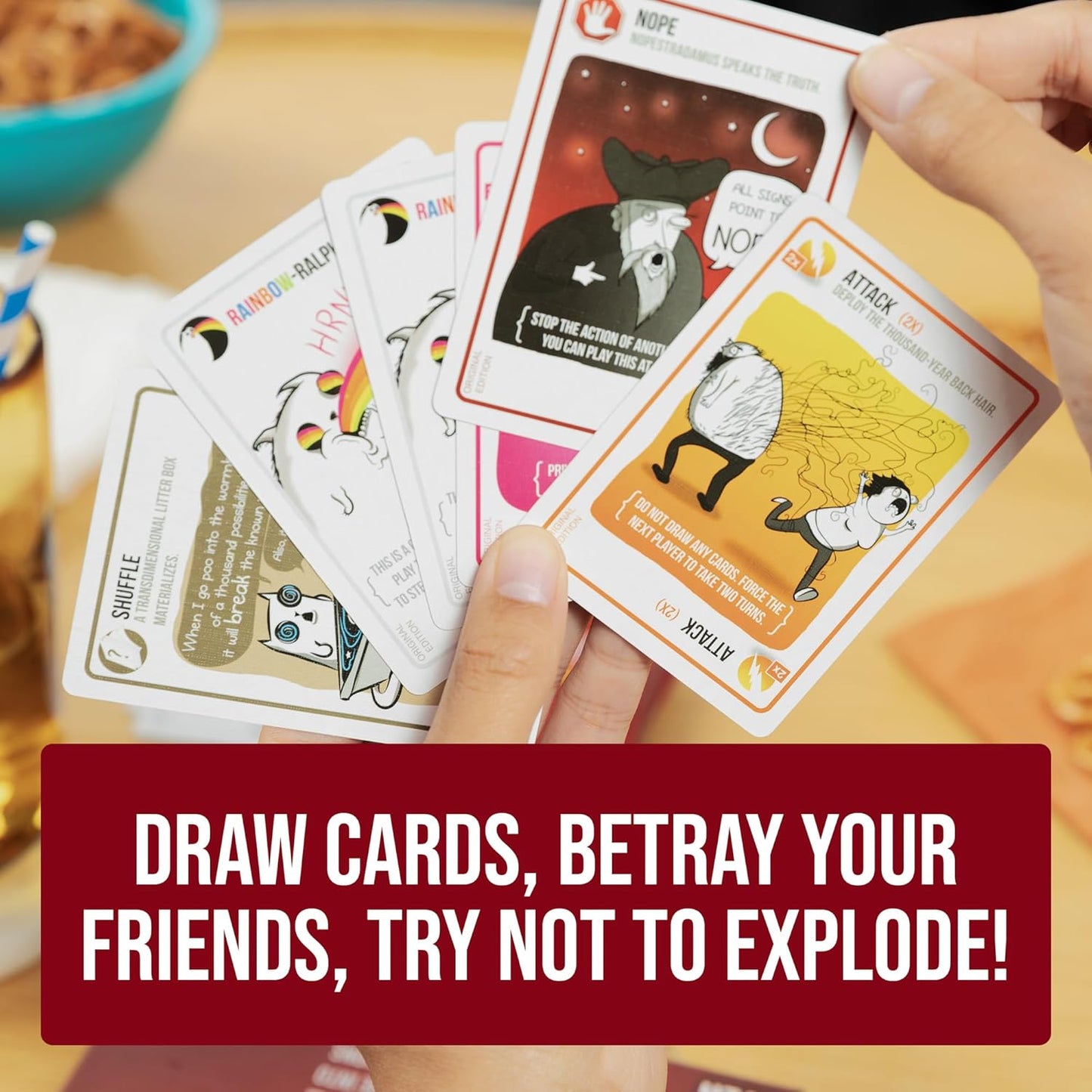 Exploding Kittens Original Edition - High Stakes Card Game