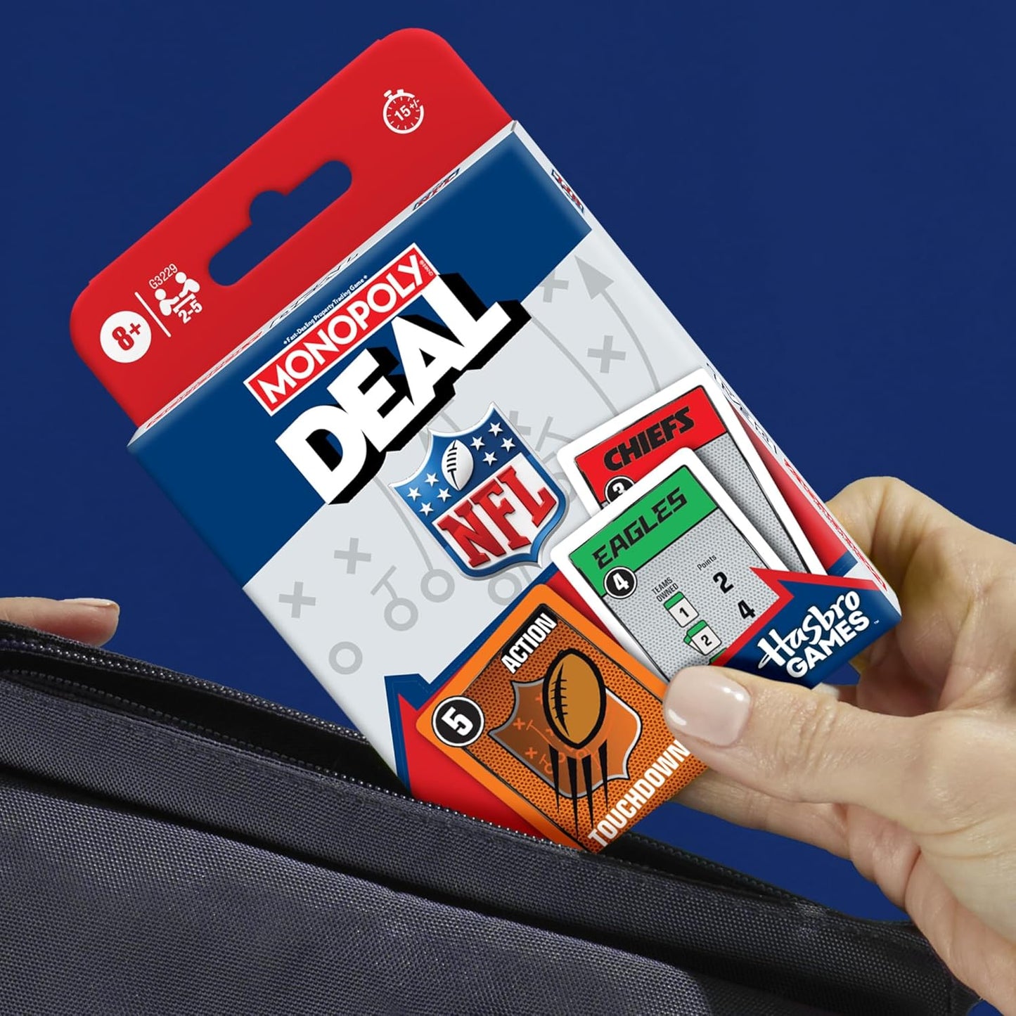 Monopoly Deal NFL Edition Game NFL Card Game