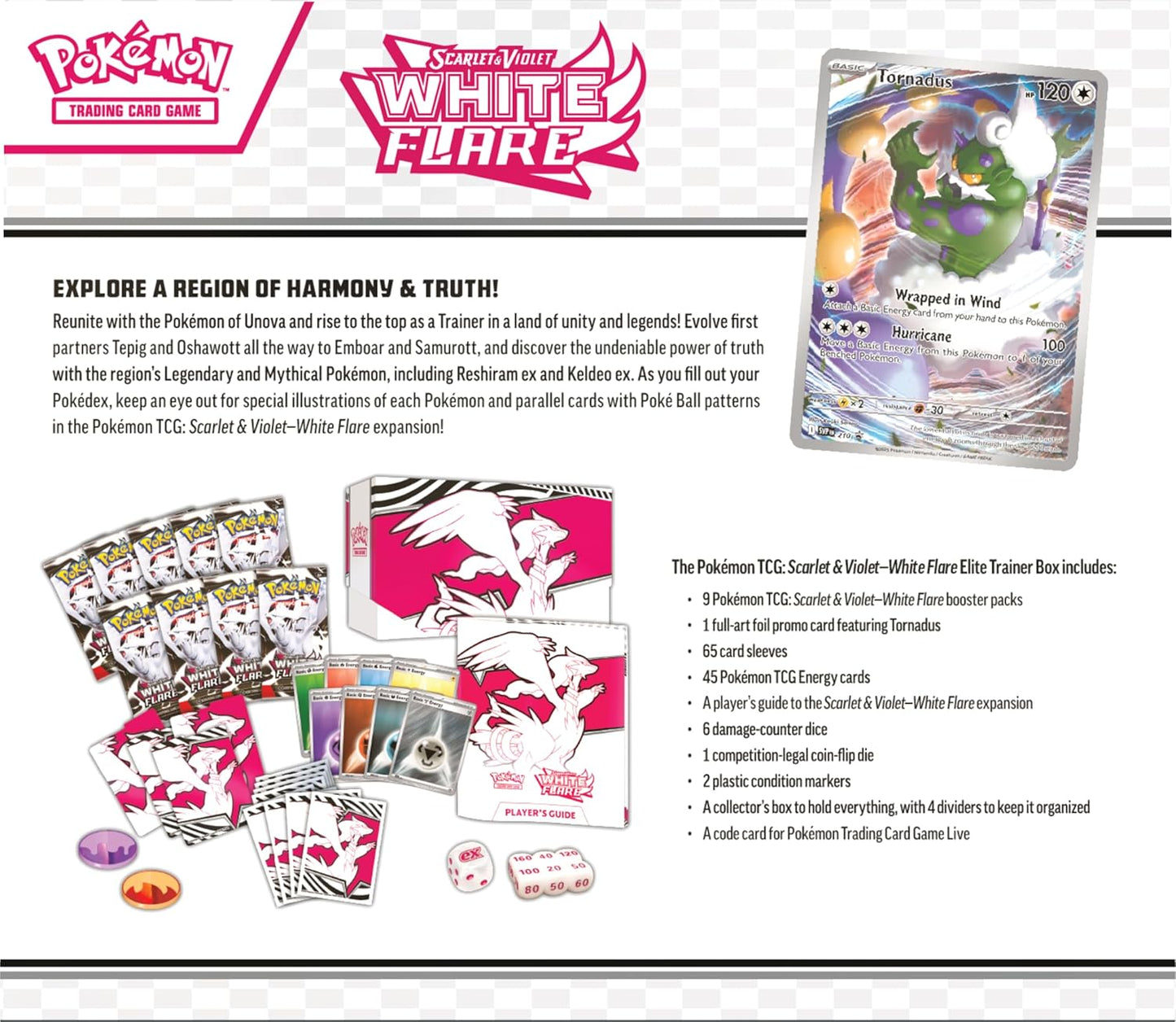 TCG Scarlet & Violet 10.5 White Flare Elite Trainer Box