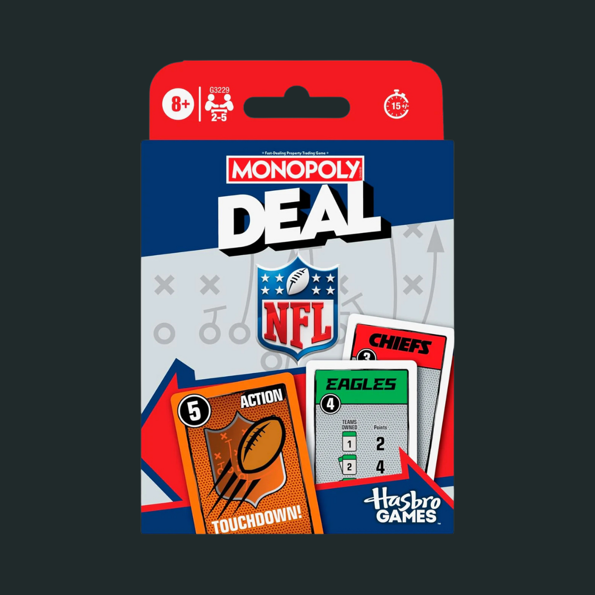 Monopoly Deal NFL Edition Game NFL Card Game