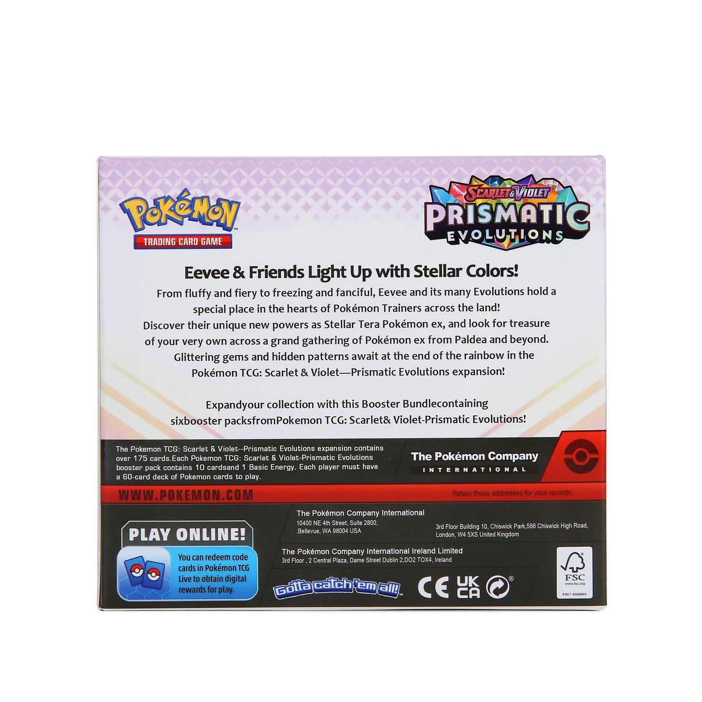 360Pcs Card Prismatic Evolutions English Booster Bundle